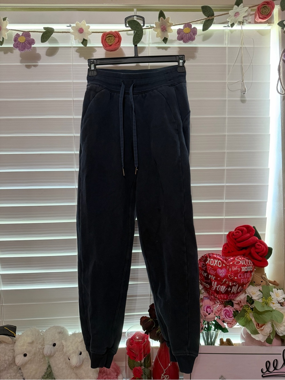 Navy blue Lululemon joggers